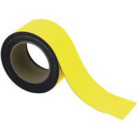 Utviskbar magnetisk merketape – 10 m – gul - Manutan Expert