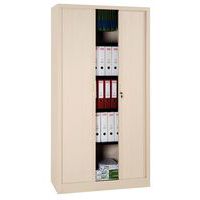 armoire haute beige