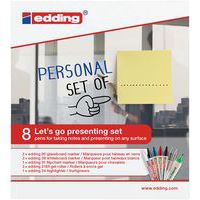 Presentasjonsskrivesett for plater og papirtavler - EDDING