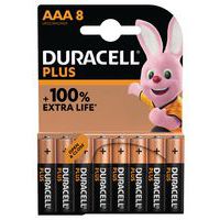 Plus 100 % AAA alkalisk batteri - 4 - 8 eller 12 enheter - Duracell