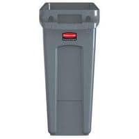 Slank Jim® containerventil kanaler – Grå - 60 l - Rubbermaid