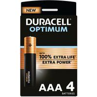 Optimum AAA alkalisk batteri - 4 enheter - Duracell