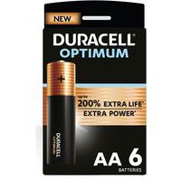 Optimal AA alkalisk batteri - 4 - 6 eller 8 enheter - Duracell