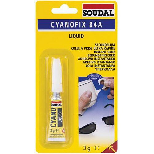 Cyanoakrylat flytende lim Cyanofix 3 g – Soudal