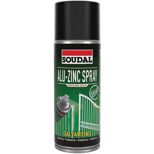 Alu-Sink kaldgalvaniseringsspray med blank finish 400 ml – Soudal