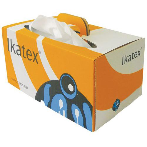 Tørkeklut Non-Woven Ark Hvit, 200 stk - Ikatex