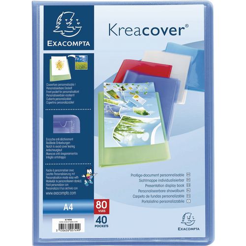 Kreacover A4 halvstiv displaymappe