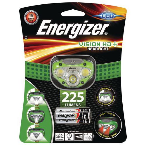 Hodelykt 5 LED – Vision HD+ – 225 lm – Energizer