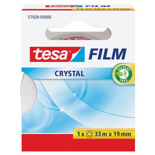 tesa «Crystal» tape 33 m x 19 mm