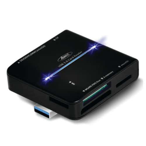 6-i-1 USB 3.0 minnekortleser