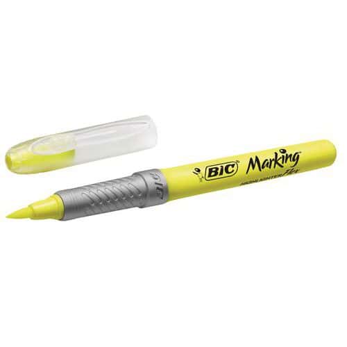 Markeringstusj BIC Highlighter Grip Flex – Gul