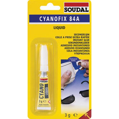 Cyanoakrylatlim Cyanofix gel, 3 g – Soudal