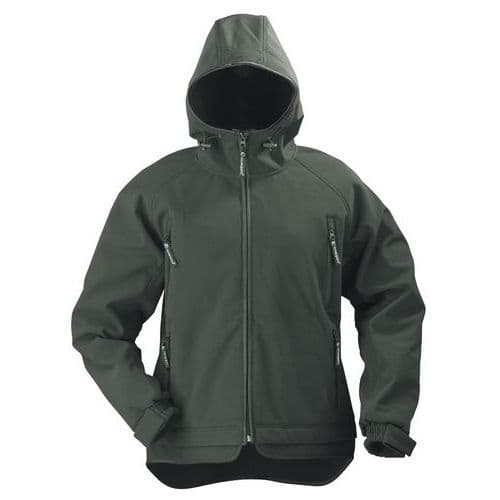 Jakke Softshell dame svart