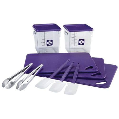 Matlagingssett 12-delt allergener Rubbermaid