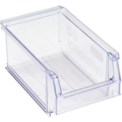 Stablebar transportkasse transparent, 1 l