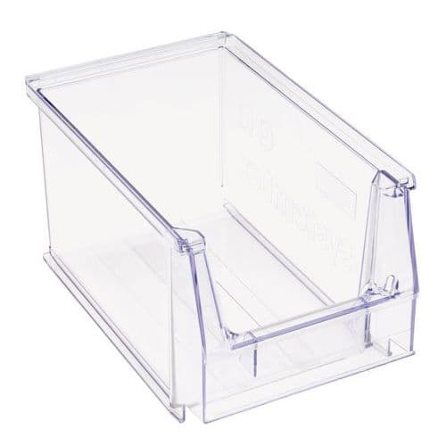 Stablebar transportkasse transparent, 3,8 l