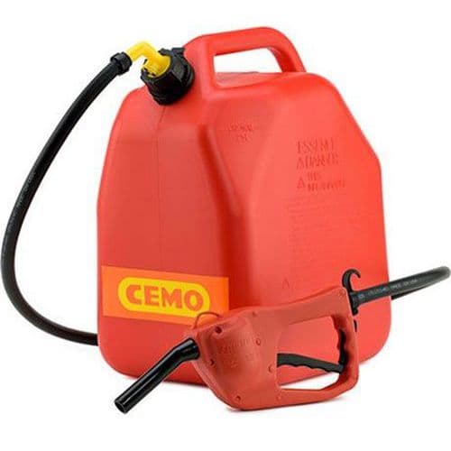 Bensindunk 25 l, med pumpepistol - Cemo