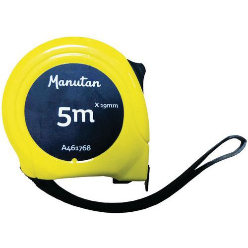 3 m og 2 m x 16 mm og 5 m x 19 mm målebånd – ABS - Manutan Expert