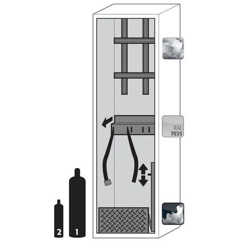 Gassflaskeskap G-ULTIMATE-90 - Asecos