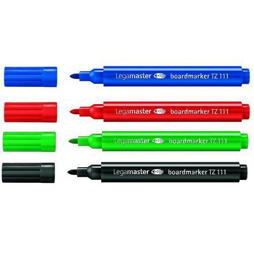 Whiteboardpenner Mini TZ 111, 4 farger - Legamaster