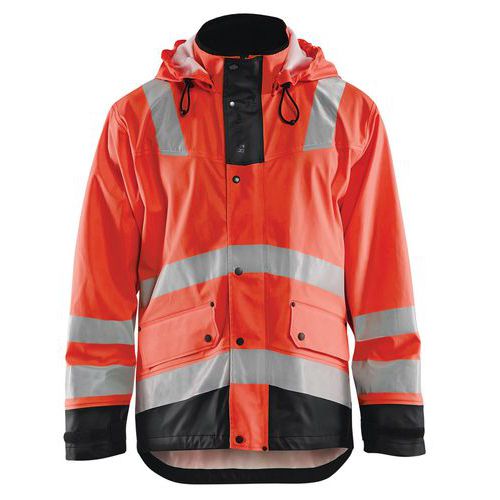 Regnjakke varsel Level 2 Hivis - Blåkläder