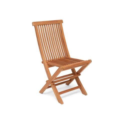 Stol Nova i ubehandlet teak, 2-pak