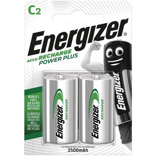 Oppladbart batteri C/LR14 - Pakning à 2 - Energizer