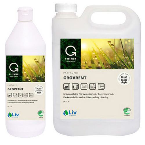 Rengjøringsmiddel Grovrent Liv Greenium 1-5 L