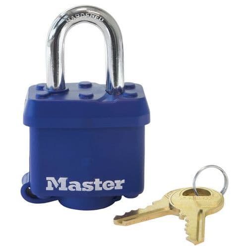 Master Lock termoplastdekket hengelås