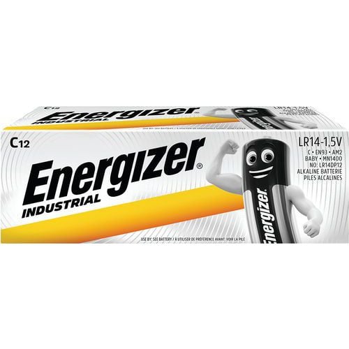 Industrielt C/LR14 alkalisk batteri - Pakning à 12 - Energizer