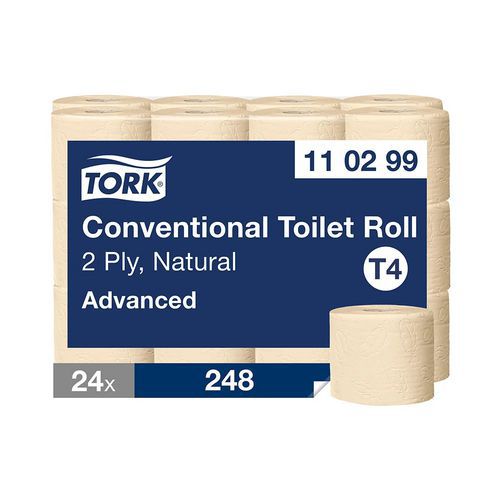 Toalettpapir T4 Advanced, 2-lags - Tork