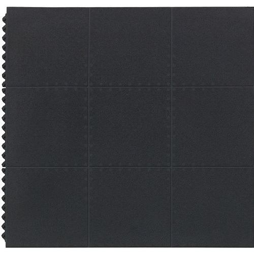 Arbeidsplassmatte Yoga Solid Extra, 91x91 cm, Svart - Matting