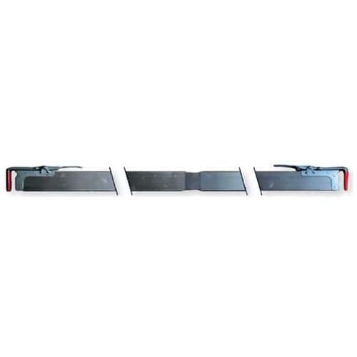 Festestang i aluminium for sidepanel – L2,4 à 2,7 m – Godet