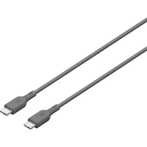 Slitesterk 2-meters USB-C til USB-C-kabel, 100 W - GP