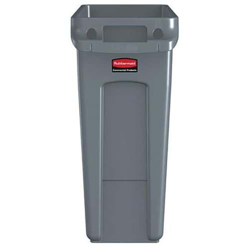 Slank Jim® containerventil kanaler – Grå - 60 l - Rubbermaid