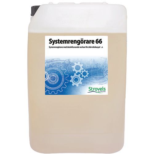 Rengjøringsmiddel Systemrengörare 66 25 l Strovels