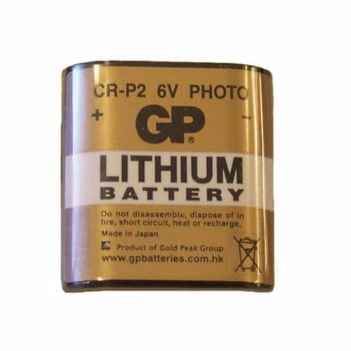 CR-P2 6V batteri for 150 cm³