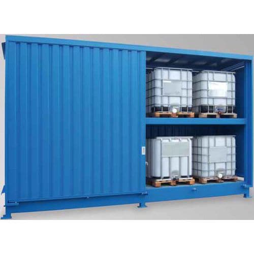 Miljøcontainer wsc-t-e.2-110/ibc, varmeisolert - LaCont