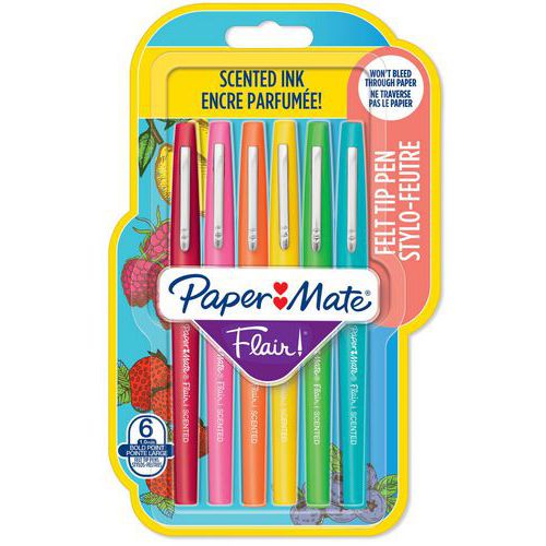 Paper Mate Flair Scented assorterte parfymert filtspisser - Paper Mate