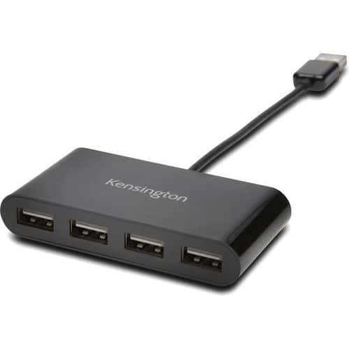 USB-A-tilkoblet 4-porters USB-A 2.0-hub - Kensington