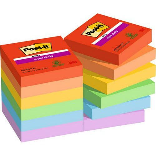 Post-it Super Sticky lapp - Playful