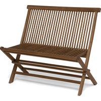 Sammenleggbar sofa Nova i ubehandlet teak