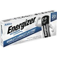 Ultimatr litiumbatteri - L 92/AAA - Pakning à 10 - Energizer